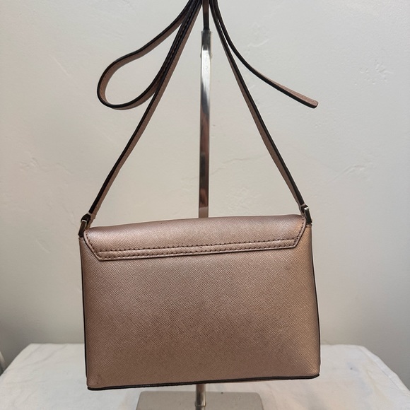 Kate Spade Metallic Leather Twist Lock Crossbody - Picture 2 of 5